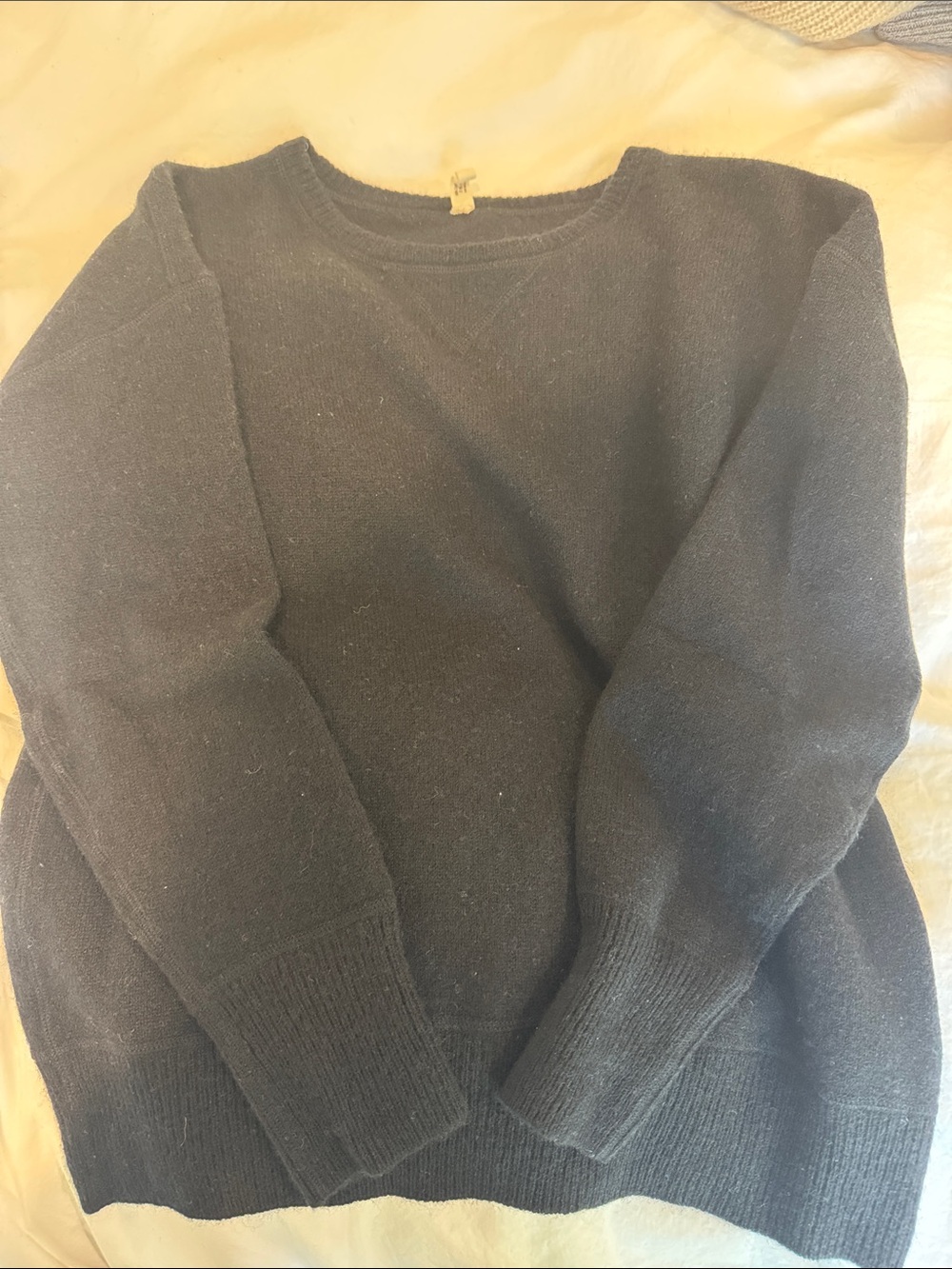 Christina Black Crewneck Men’s Sweater